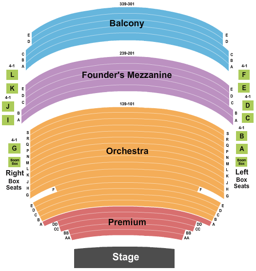Mccallum Theatre Piano Guys Seating Chart